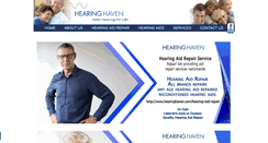 Desktop Screenshot of hearinghaven.com